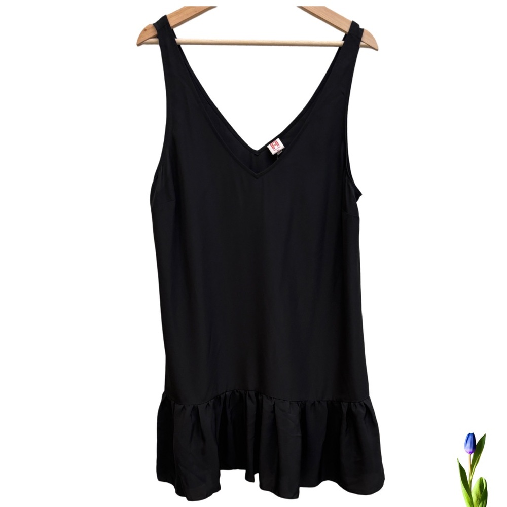 A by Amanda Black Sleeveless V-Neck Dress  (Nordstrom) size XL